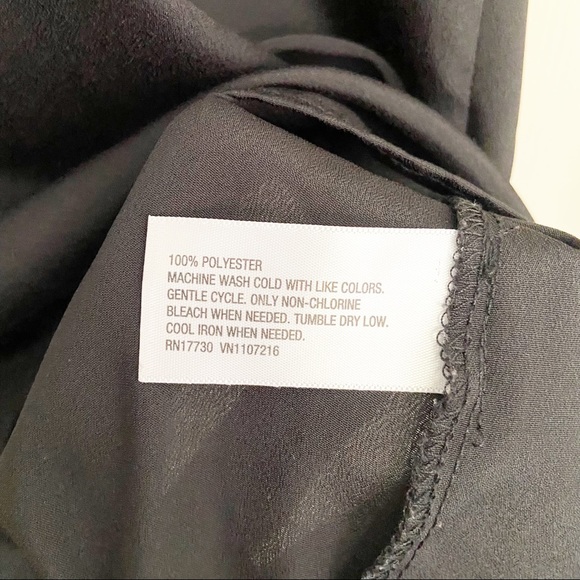 🔵 Medium Mossimo Black Tank Top with Sheer Accent on Back - Picture 5 of 6